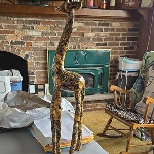 Artistic Giraffe Sculpture